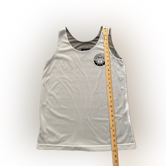 A4, Basketball Reversible Mesh Tank Top Women’s Size:M Gray/White - Picture 4 of 5